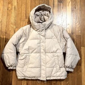 Ivory puff coat EXCELLENT CONDITION
